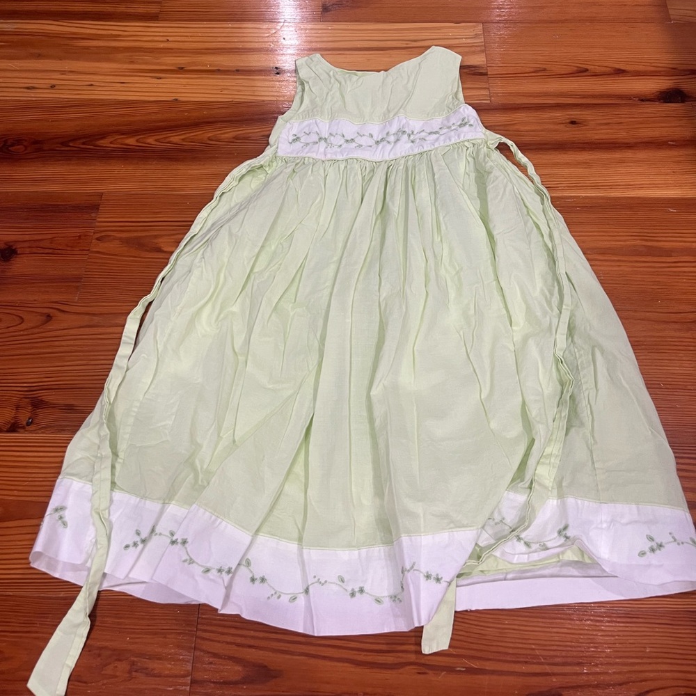 Strasberg green dress for girls